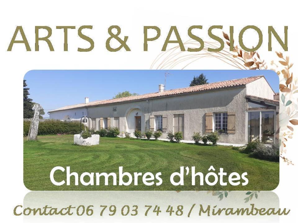Bed and Breakfast Arts & Passion Mirambeau  Esterno foto